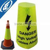 Printable Reflective Safety Cone Collar Road Warning Cone Sleeves thumbnail-6