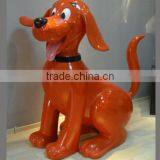 Fiberglass Front Door Large Dog Fiberglass Brown Dog thumbnail-1