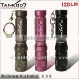 Waterproof Mini Led Flashlight TANK007 E09,I1942 Massage Led Torch