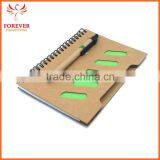 Wholsesale Custom Logo White Paper Notebook 17.7*13.0CM Eco Recycled Notebook With Eco Pen Hardware Cover Jotter thumbnail-4