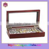 Men Cuff Links Box Wood Collection Box for Cufflinks