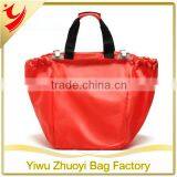 Eco-friendly Large Capacity Foldable Supermarket Cart Green Shopping Tote Bags With Hook thumbnail-2