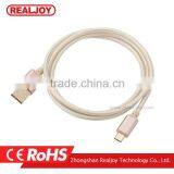 New 0.2m/1m/2m/3m Sample Order Mix Color Zinc Alloy Smartphone Braided Charging Data Micro 2.0 Usb Cable thumbnail-2