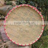 Flat Bamboo Weaving Sieve Basket thumbnail-1