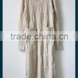 Lady's Long Dress Knitwear