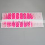 Custom innovative color changing nail wraps water sensitive color changing nail wraps eco-friendly nail stickers