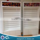 wooden high gloss painting used candy display racks shelves