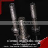 Factory supply fastener all sizes 12m hexagon head bolts