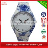R0744 any colour is available branded watch with water transfer printing