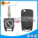 ABS Plastic 3 Button Modified Smart Flip Key Blank With Left Blade for Opel Astra h g Vectra Zafira Corsa Insignia Antara m