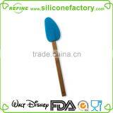 Food Grade Customized Silicone Cake/cookie Baking Spatula With Wooden Handle thumbnail-3