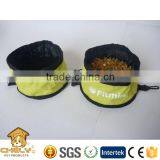 Various Color and Shape Pet Food Bowl With High-end Fabric, Tape and Zipper thumbnail-1