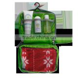Hanging Mesh Travel Makeup Bag Kit, Luggage Organizer Cosmetic Toiletry