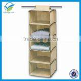 5 Shelving Units Hanging Clothes Storage Box Durable Accessory Shelves Eco-friendly Closet Cubby