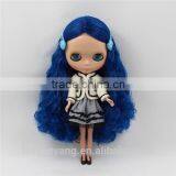 High Quality Deep Wavy Jewelry Blue Middle Blythe Doll Wigs thumbnail-2
