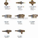 Brass gas valve