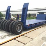 PANDA 4 axle 100t  lowboy trailer for heavy duty equipment transporter