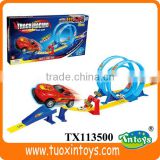 toy rubber track, battery operated kids toy race cars track