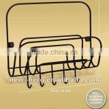 Wall Mounted 5-Tier Letter Rack Magazine Rack And Keys Holder thumbnail-2