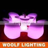 Plastic Rechargeable 16 Colors RGB Waterproof Led Coffee Table