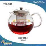 Heat Resistant Glass Teapot With Stainless Steel 304 Filtern thumbnail-1