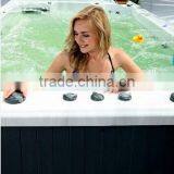 Wonderful Design Acrylic Outdoor Swimming Pool/swim Spa With Massage Area SRP-650 thumbnail-2
