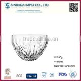 SGS Standard Comdall willow leaf Wholesale glass bowl, 2016 new products