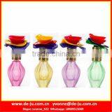 Ladies Gift Perfume Bottle With Flower Cap thumbnail-1
