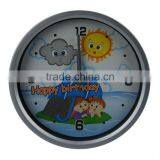 Creative Cartoon Baby Small Round Wall Clock