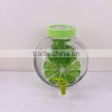 Lemonade Glass Juice Dispenser With Hand Painting thumbnail-1