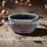2015 Simple High Quality Round Cement Garden Pot Indoor thumbnail-2