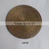 Golden Glass Bead Place Mats and Coasters With Different Colours and Patterns thumbnail-1