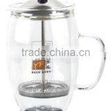 Hot Sales 350ml/600ml Stainless Steel Custom Ccoffee French Press thumbnail-1