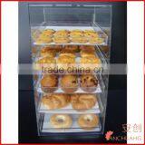 Acrylic Pastry Bakery Donuts Cupcake Display Case With Trays thumbnail-2
