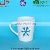 Fashion Design Cup Shape White Ceramic Aroma Diffuser Lamp, Christmas Oil Burner thumbnail-2