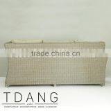 Sonoma Wicker Sofa 3 Seats Right Hand - Rattan Patio Furniture Garden Bench. thumbnail-4