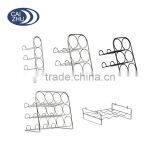 12 Bottle Wine Rack Holder Storage Shelf Sand for Metal Kitchen Decoration