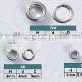 KMJ-1503 Series Different Sizes of Metal Eyelets ,brass Grommet for Manual Puncher thumbnail-1