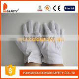 DDSAFETY 2017 Cotton With A Steel Button Gloves With Mini Dots Safety Gloves