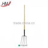 Four Tines Steel Fork, High Quality Pitchfork thumbnail-6
