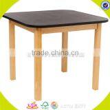 Оптовая продажа красивого деревянного стола и 4 стульев, домашнего деревянного стола для детей и 4 стульев, топовых по продажам стола и 4 стульев W08G141 thumbnail-4