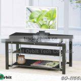 High Quality Stainless Steel and Tempered Glass tv Stand thumbnail-2