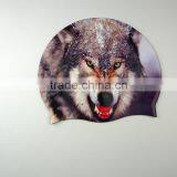 Wholesale OEM New Design Colorful Silicone Swimming Cap