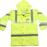 High Visibility Blue Safety Security Reflective Strip Jacket thumbnail-5