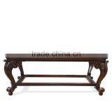 Coffee Table Rectangular Model Carving Cabrio Legs thumbnail-2