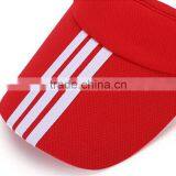 Wholesale Cheap Sun Visor Hat/cap/high Quality Kids Colorful Running Wide Brim Visor Hats thumbnail-5