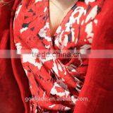 Wholesale V Neck Maxi Beach Dress Ladies Western Long Dress thumbnail-5