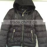 White Feather Jacket High Quality Cheap Overrun Stock Clothing Stock Stock Garment thumbnail-1