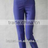 Purple Popular Cotton Pencil Pants thumbnail-1