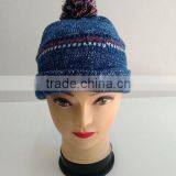 High Quality Cheap Custom Winter Hat With POMPOM thumbnail-4